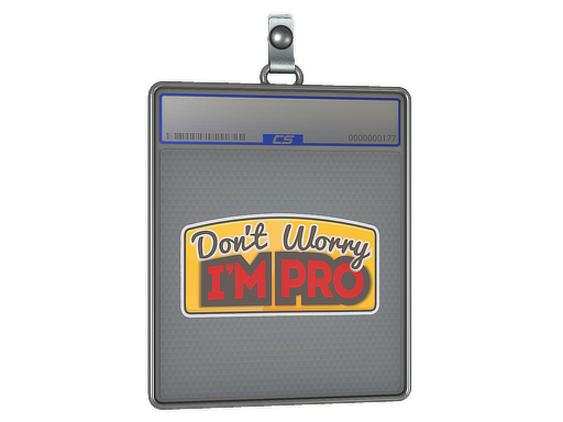 Sticker Slab | Don't Worry, I'm Pro