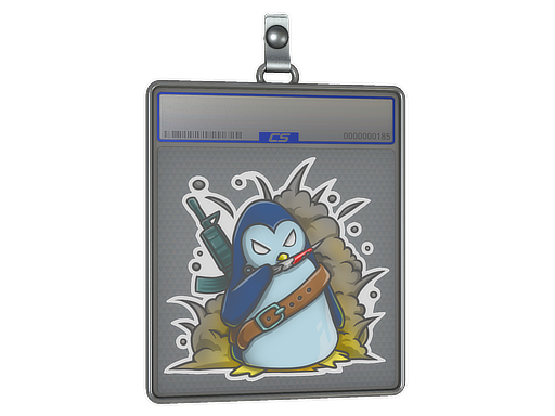 Sticker Slab | War Penguin