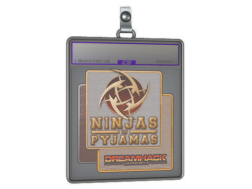 Sticker Slab | Ninjas in Pyjamas (Holo) | DreamHack 2014