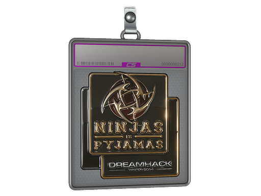 Sticker Slab | Ninjas in Pyjamas (Foil) | DreamHack 2014