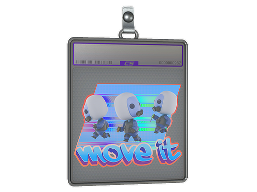 Sticker Slab | Move It (Holo)