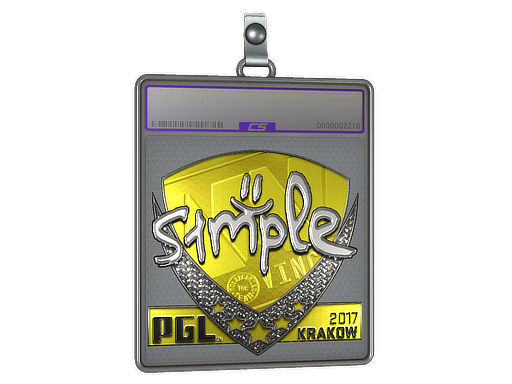 Sticker Slab | s1mple (Foil) | Krakow 2017
