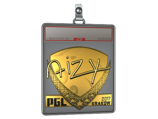 Sticker Slab | aizy (Gold) | Krakow 2017
