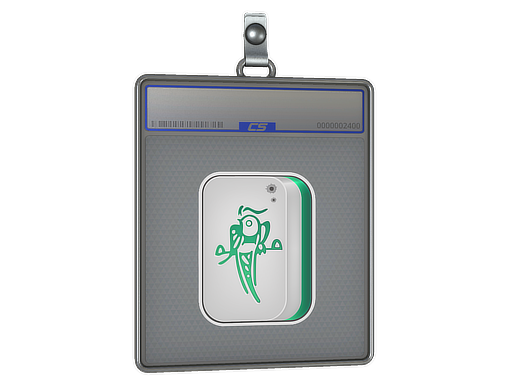 Sticker Slab | Mahjong Rooster