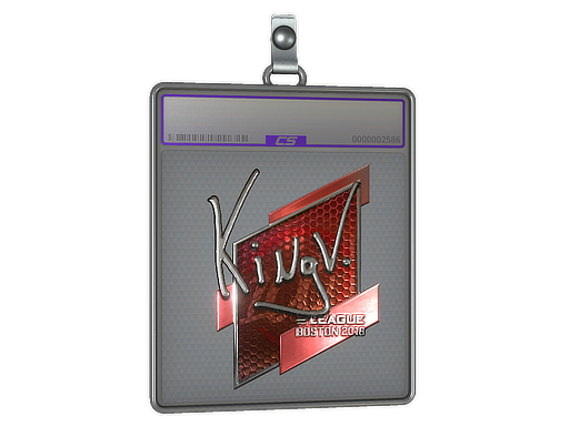 Sticker Slab | kNgV- (Foil) | Boston 2018