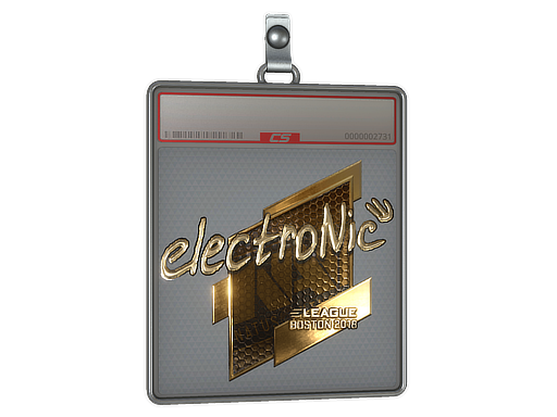 Sticker Slab | electronic (Gold) | Boston 2018