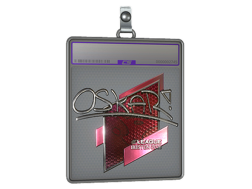 Sticker Slab | oskar (Foil) | Boston 2018