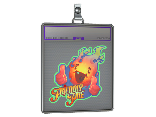 Sticker Slab | Friendly Fire (Holo)