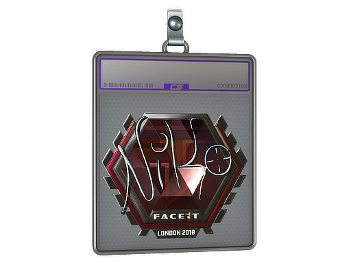 Sticker Slab | NiKo (Foil) | London 2018