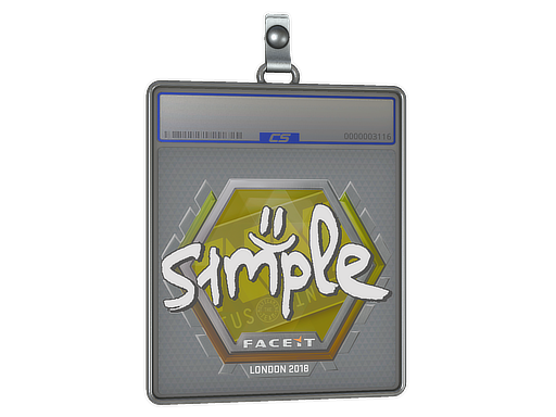 Sticker Slab | s1mple | London 2018