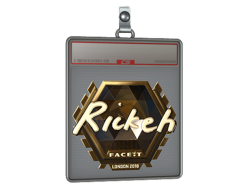 Sticker Slab | Rickeh (Gold) | London 2018