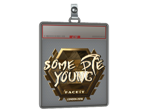 Sticker Slab | sdy (Gold) | London 2018