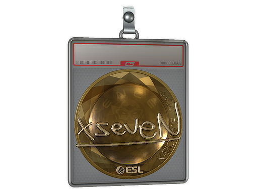 Sticker Slab | xseveN (Gold) | Katowice 2019