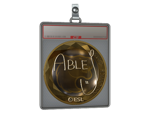 Sticker Slab | ableJ (Gold) | Katowice 2019