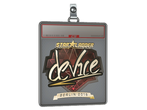 Sticker Slab | device (Gold) | Berlin 2019