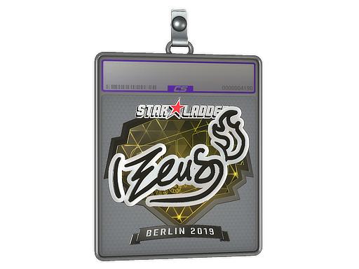 Sticker Slab | Zeus (Foil) | Berlin 2019