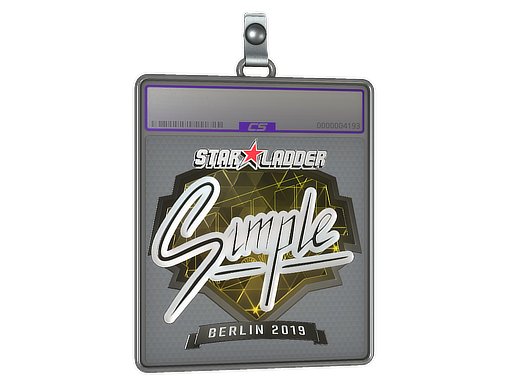 Sticker Slab | s1mple (Foil) | Berlin 2019