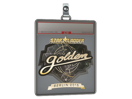 Sticker Slab | Golden (Gold) | Berlin 2019