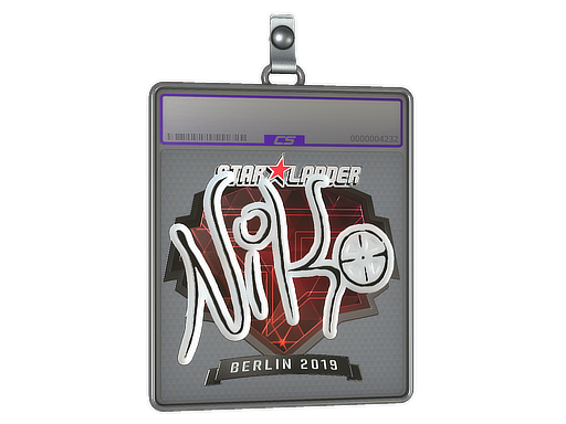 Sticker Slab | NiKo (Foil) | Berlin 2019