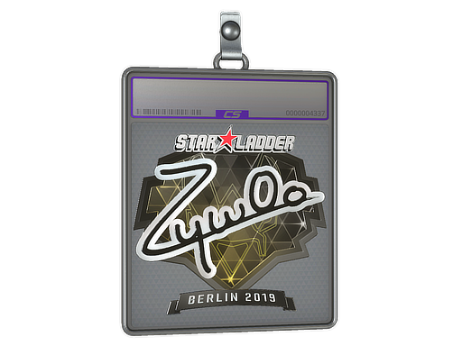 Sticker Slab | ZywOo (Foil) | Berlin 2019