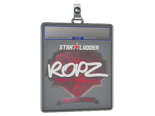 Sticker Slab | ropz | Berlin 2019