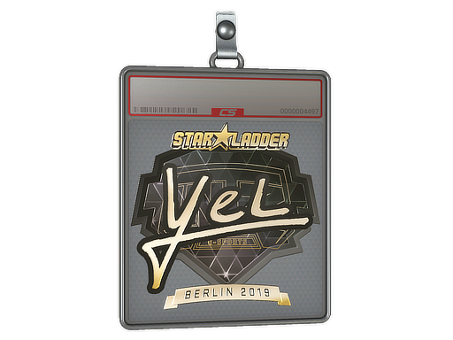 Sticker Slab | yel (Gold) | Berlin 2019