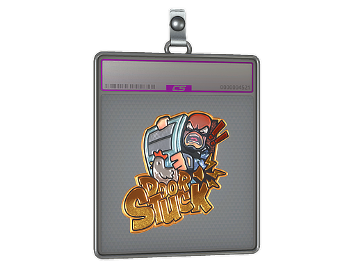 Sticker Slab | Door Stuck (Foil)