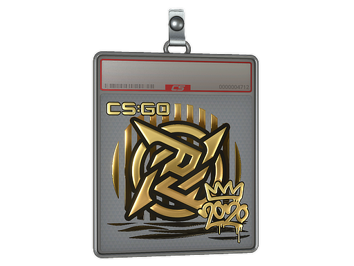Sticker Slab | Ninjas in Pyjamas (Gold) | 2020 RMR