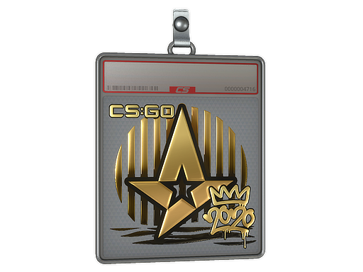 Sticker Slab | Astralis (Gold) | 2020 RMR