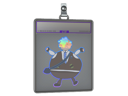 Sticker Slab | Poorly Drawn Number K (Holo)