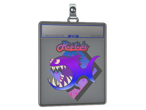 Sticker Slab | Purple Jaggyfish