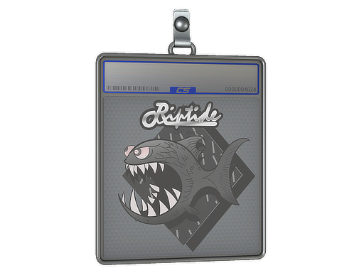 Sticker Slab | Black Jaggyfish