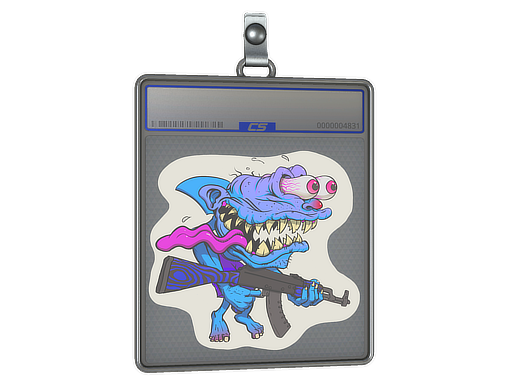 Sticker Slab | Blue Shark Shooter