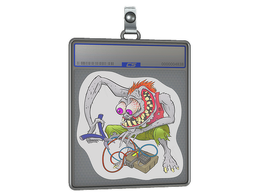 Sticker Slab | White Bombster