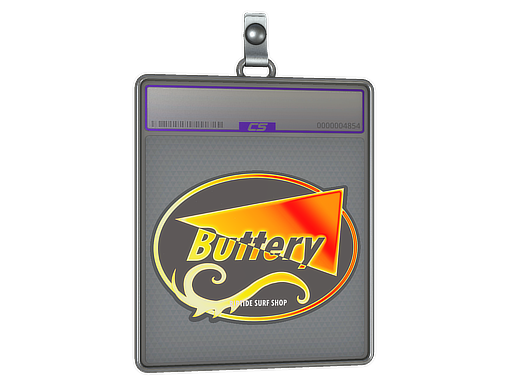 Sticker Slab | Flame Buttery (Holo)