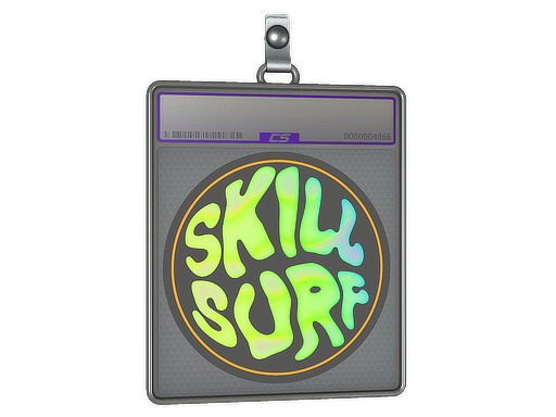 Sticker Slab | Ocean Sunset Skill Surf (Holo)
