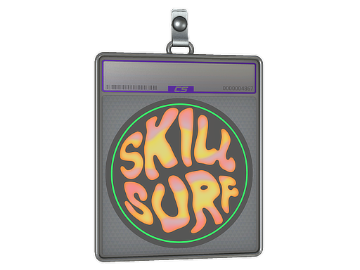 Sticker Slab | Coral Skill Surf (Holo)