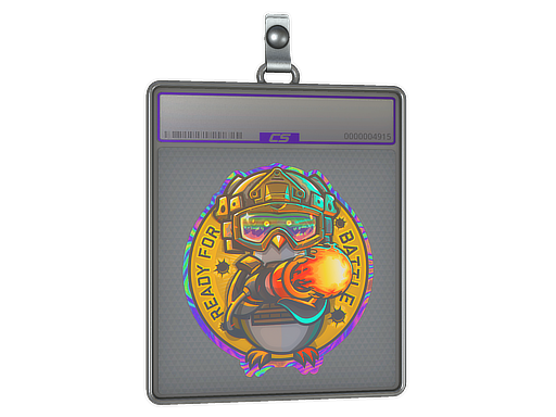Sticker Slab | Ready For Battle (Holo)