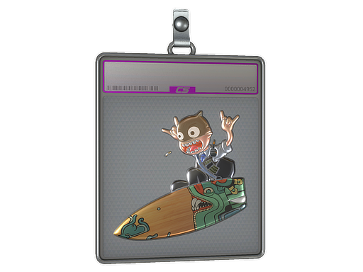 Sticker Slab | Fire Serpent Surf K (Foil)