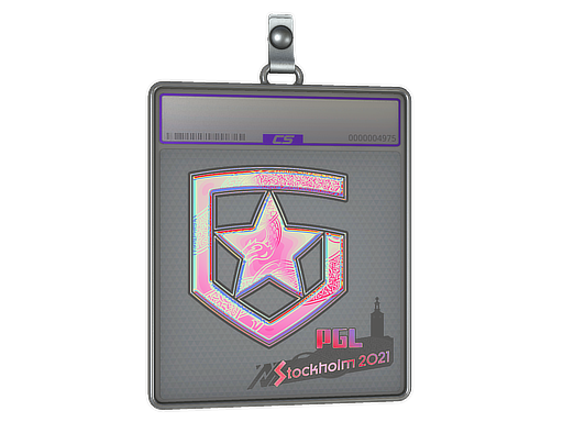 Sticker Slab | Gambit Gaming (Holo) | Stockholm 2021