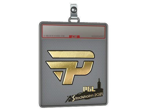 Sticker Slab | paiN Gaming (Gold) | Stockholm 2021