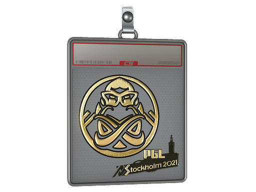 Sticker Slab | ENCE (Gold) | Stockholm 2021