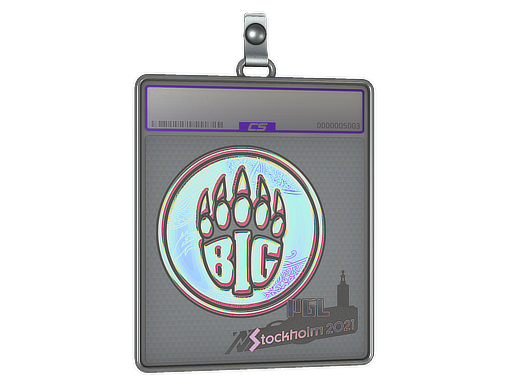 Sticker Slab | BIG (Holo) | Stockholm 2021