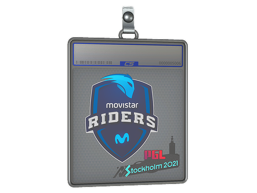 Sticker Slab | Movistar Riders | Stockholm 2021