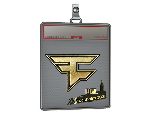 Sticker Slab | FaZe Clan (Gold) | Stockholm 2021
