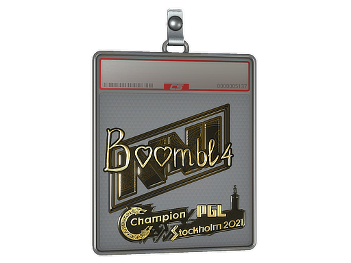 Sticker Slab | Boombl4 (Gold) | Stockholm 2021