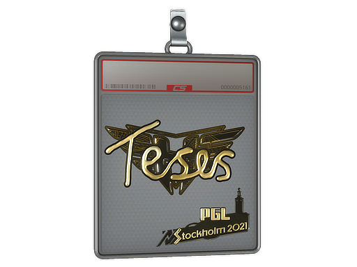 Sticker Slab | TeSeS (Gold) | Stockholm 2021