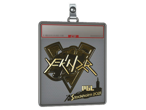 Sticker Slab | YEKINDAR (Gold) | Stockholm 2021