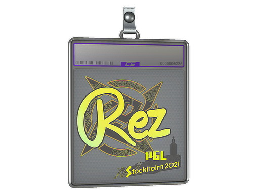 Sticker Slab | REZ (Holo) | Stockholm 2021