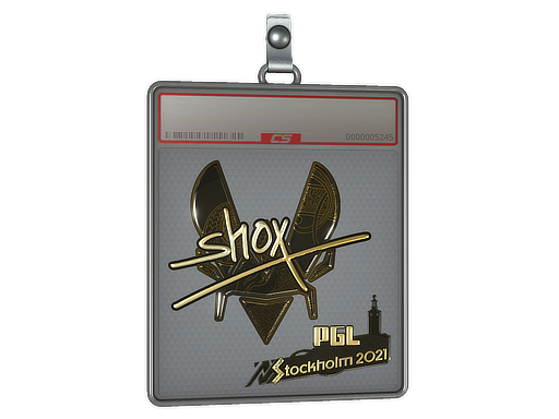 Sticker Slab | shox (Gold) | Stockholm 2021